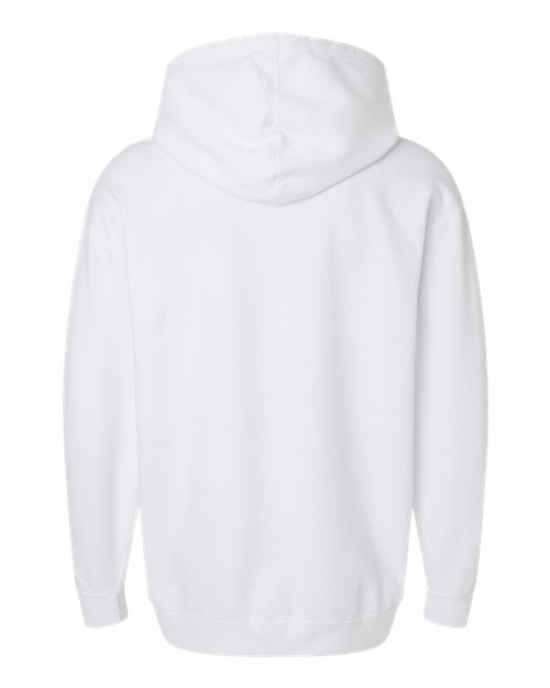 Unisex Garment-Dyed Lightweight Hooded Sweatshirt — White