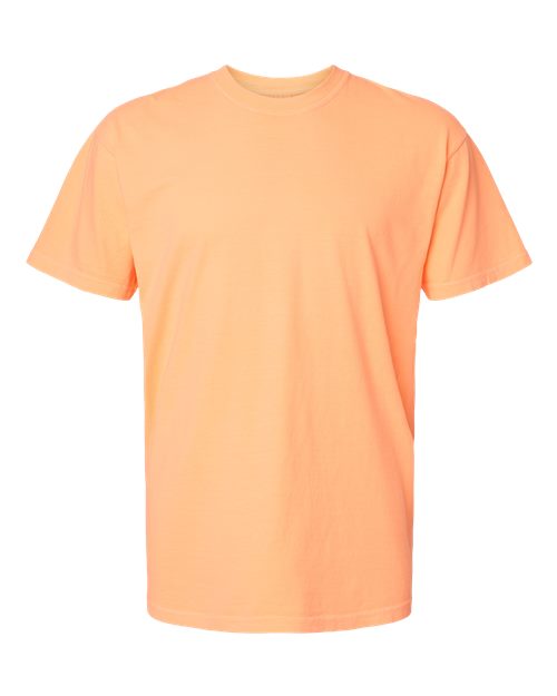 Unisex Garment-Dyed Heavyweight T-Shirt — Neon Cantaloupe