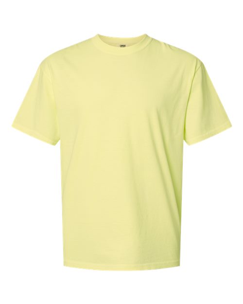 Unisex Garment-Dyed Heavyweight T-Shirt — Neon Lemon