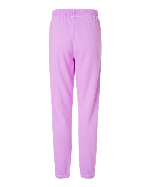 Unisex Garment-Dyed Lightweight Sweatpants — Neon Violet