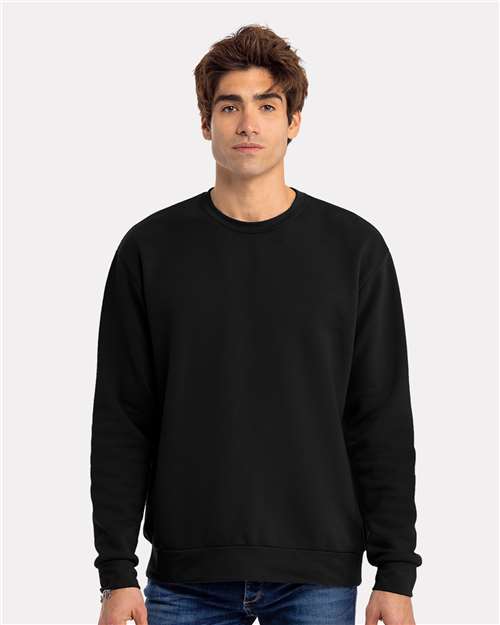 Unisex Santa Barbara Crewneck Sweatshirt — Black