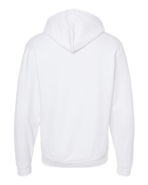 Unisex Zipper Fleece Hoodie — White