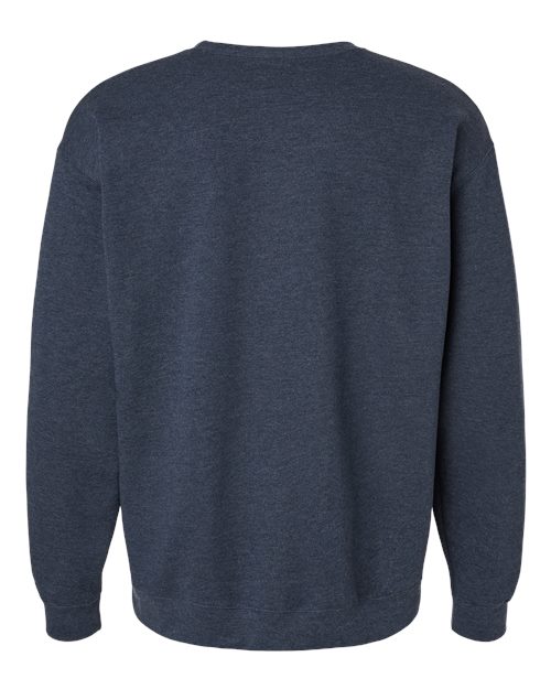Unisex Crewneck Fleece — Heather Navy