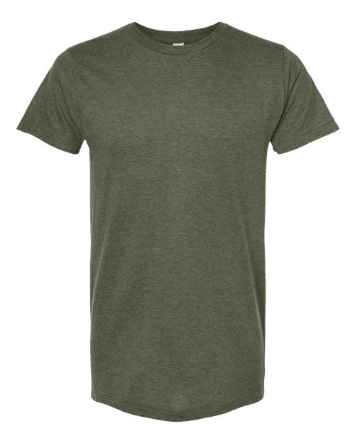 Fine Jersey T-Shirt — Heather Military Green