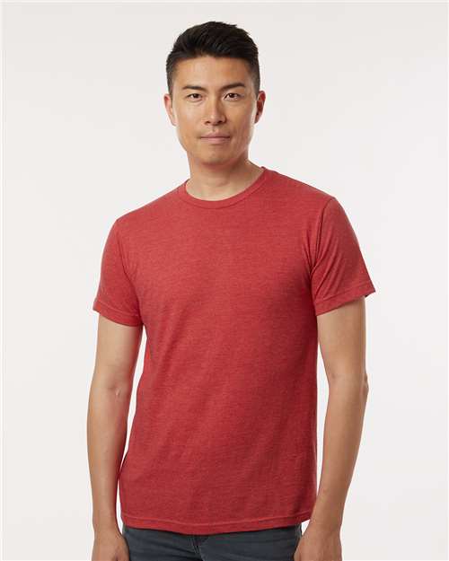 Fine Jersey T-Shirt — Heather Red