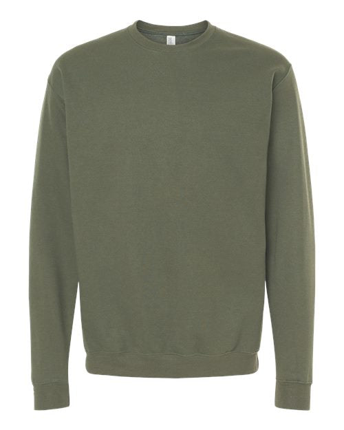 Unisex Crewneck Fleece — Military Green