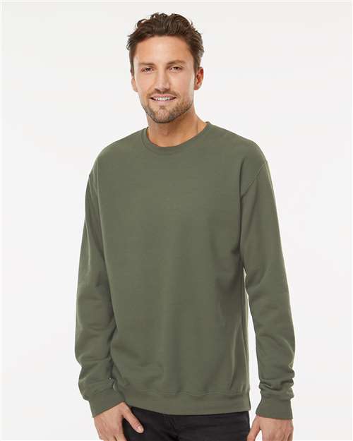 Unisex Crewneck Fleece — Military Green