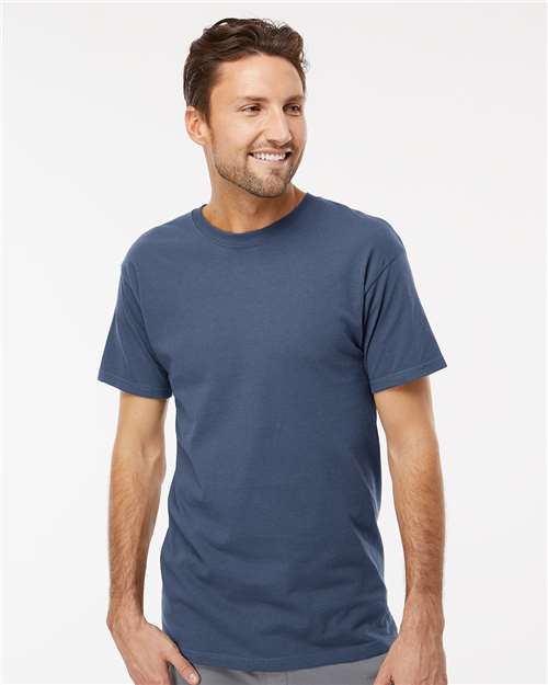 Men's Gold Soft Touch T-Shirt — Indigo Blue
