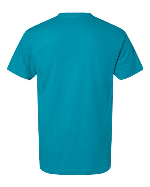 Men's Gold Soft Touch T-Shirt — Tropical Blue