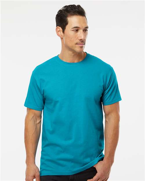 Men's Gold Soft Touch T-Shirt — Tropical Blue