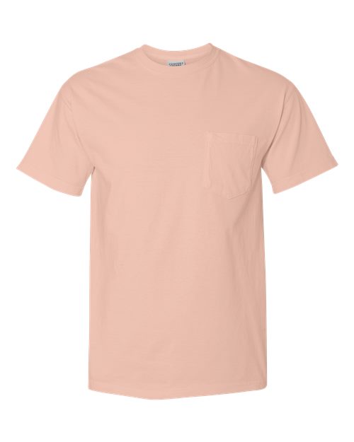 Unisex Garment-Dyed Heavyweight Pocket T-Shirt — Peachy