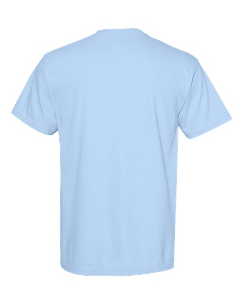 Unisex Garment-Dyed Heavyweight Pocket T-Shirt — Hydrangea