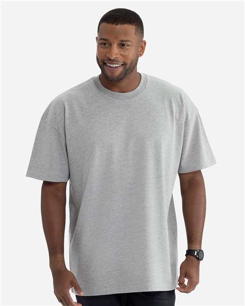 Unisex Heavyweight Tee — Heather Grey