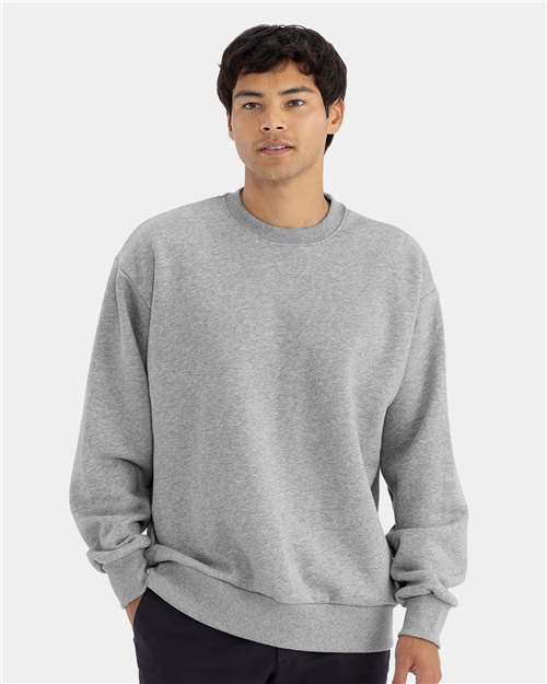 Unisex Heavyweight Crewneck Sweatshirt — Heather Grey