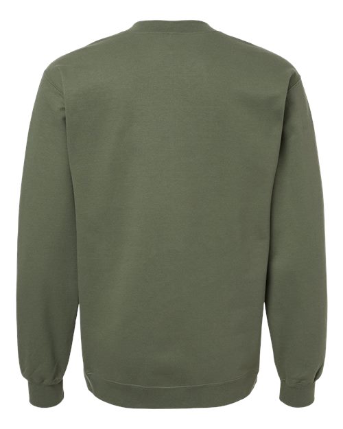 Unisex Softstyle® Midweight Quarter-Zip Sweatshirt — Military Green