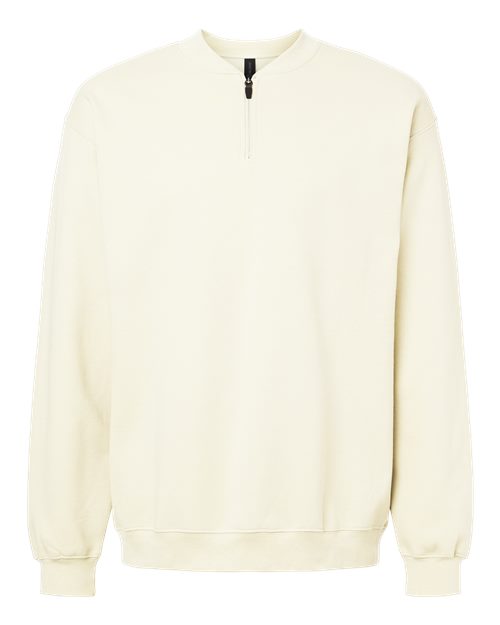 Unisex Softstyle® Midweight Quarter-Zip Sweatshirt — Off White