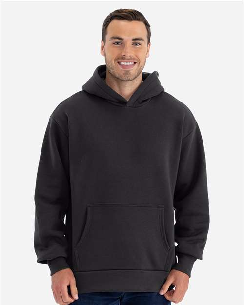 Unisex Heavyweight Fleece Hoodie Sweatshirt — Graphite Black