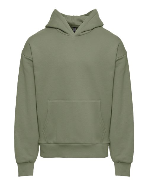 Unisex Heavyweight Fleece Hoodie Sweatshirt — Light Olive