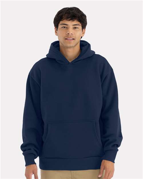 Unisex Heavyweight Fleece Hoodie Sweatshirt — Midnight Navy