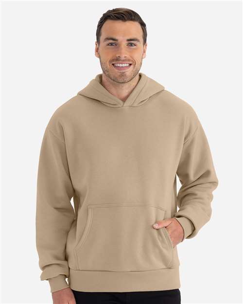 Unisex Heavyweight Fleece Hoodie Sweatshirt — Tan