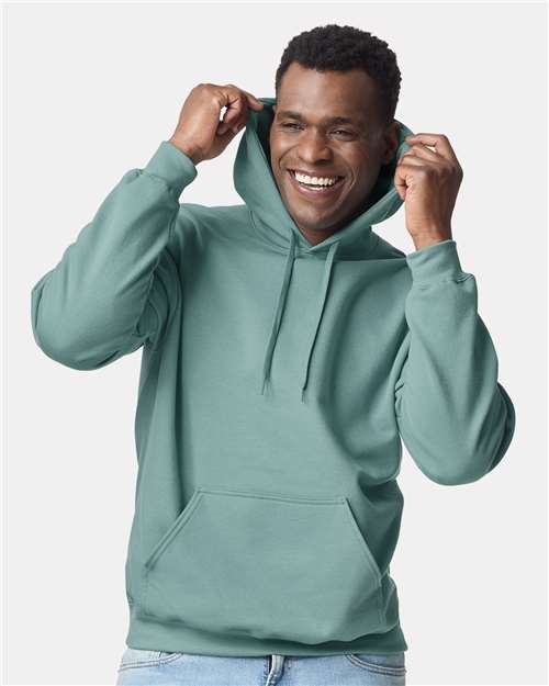 Unisex Softstyle® Midweight Hooded Sweatshirt — Aquatic