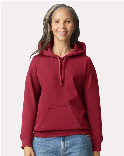 Unisex Softstyle® Midweight Hooded Sweatshirt — Cardinal