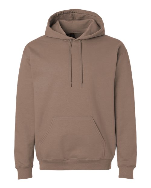 Unisex Softstyle® Midweight Hooded Sweatshirt — Brown Savana