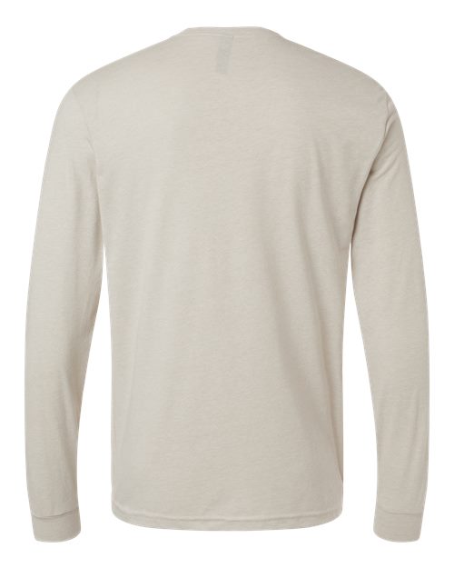 Unisex CVC Long Sleeve Tee — Sand