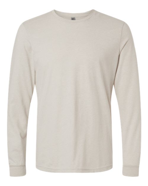Unisex CVC Long Sleeve Tee — Sand