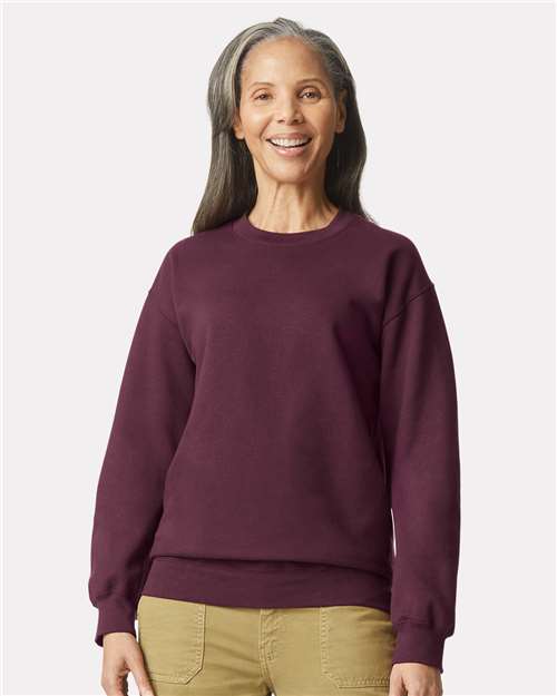 Unisex Softstyle® Midweight Crewneck Sweatshirt — Maroon