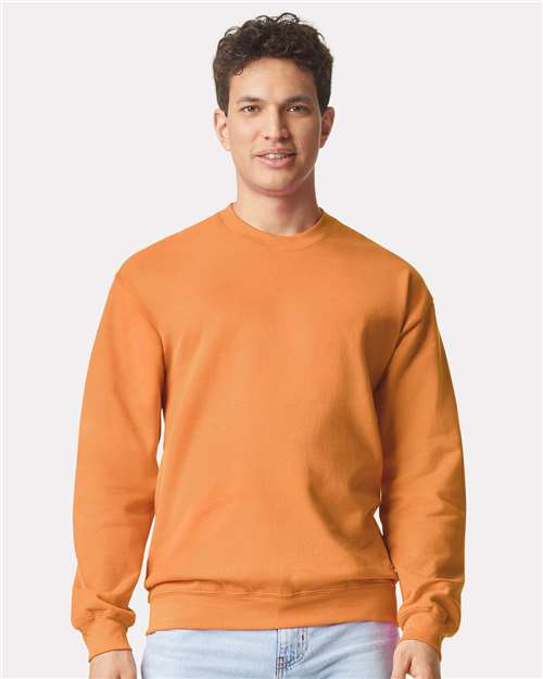 Unisex Softstyle® Midweight Crewneck Sweatshirt — Tangerine
