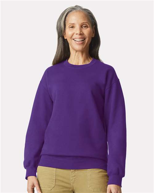 Unisex Softstyle® Midweight Crewneck Sweatshirt — Purple