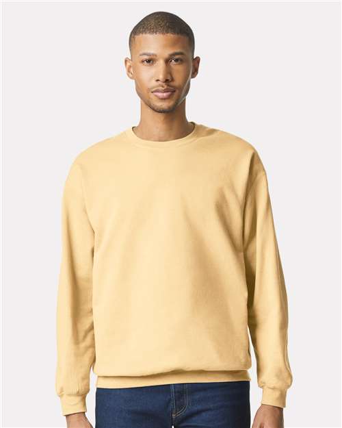 Unisex Softstyle® Midweight Crewneck Sweatshirt — Yellow Haze