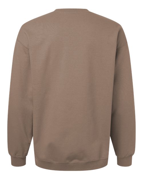 Unisex Softstyle® Midweight Crewneck Sweatshirt — Brown Savana