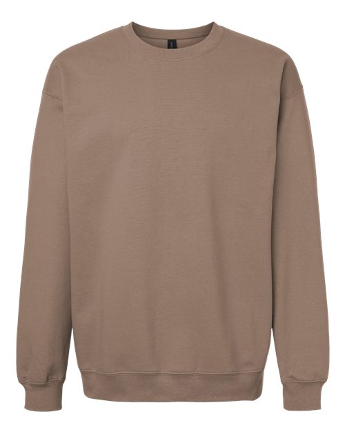 Unisex Softstyle® Midweight Crewneck Sweatshirt — Brown Savana
