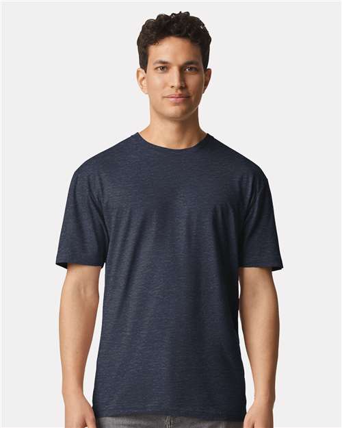 Unisex Light Cotton T-Shirt — Heather Navy
