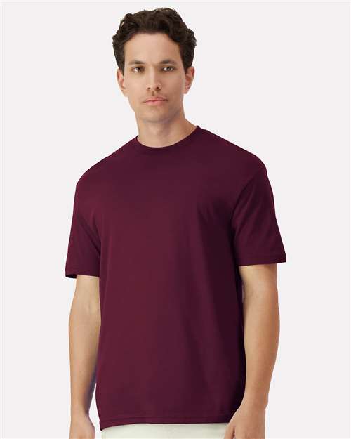 Unisex Light Cotton T-Shirt — Maroon