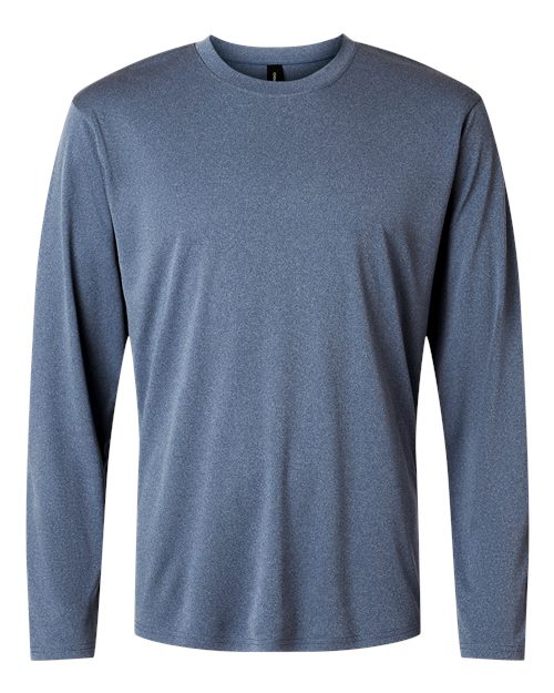 Unisex Pro-Lock Performance Long Sleeve T-Shirt — Heather Navy