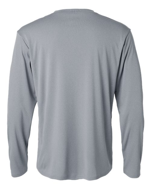 Unisex Pro-Lock Performance Long Sleeve T-Shirt — Heather Steel