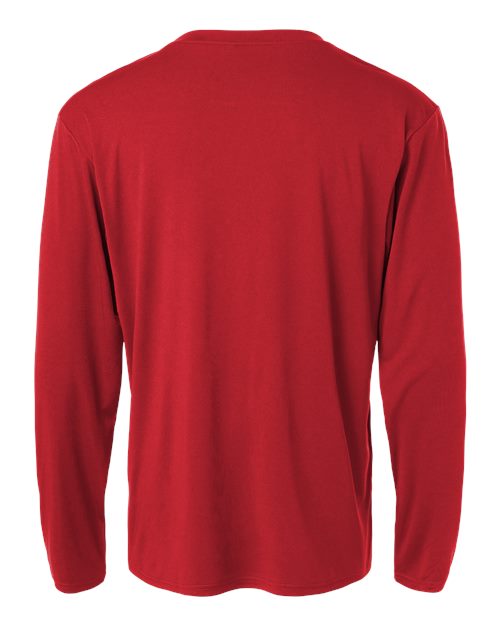 Unisex Pro-Lock Performance Long Sleeve T-Shirt — Red