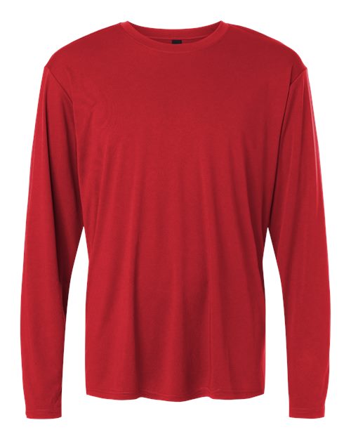 Unisex Pro-Lock Performance Long Sleeve T-Shirt — Red