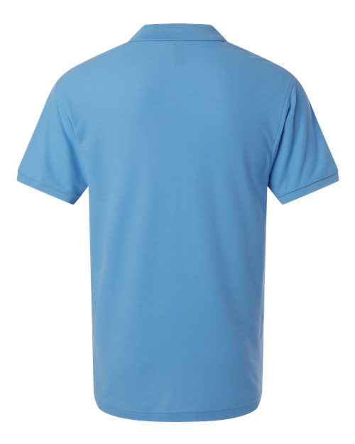 Men's Pique Polo — Carolina Blue