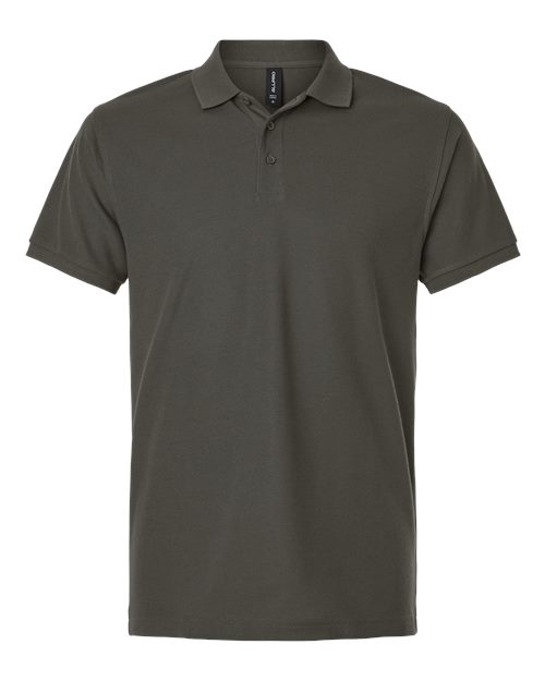 Men's Pique Polo — Charcoal