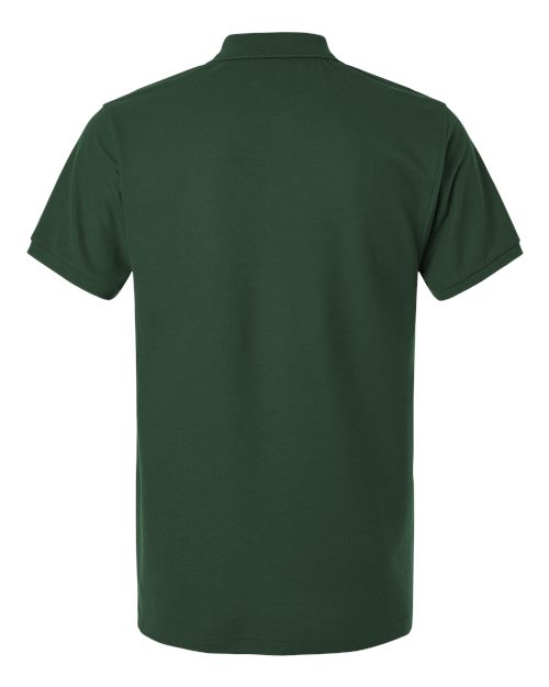 Men's Pique Polo — Forest Green
