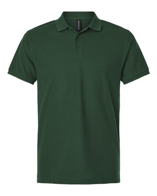 Men's Pique Polo — Forest Green