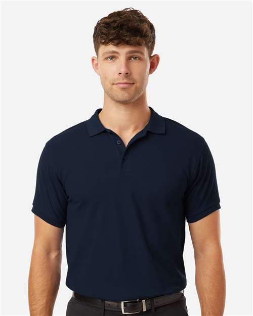 Men's Pique Polo — Navy