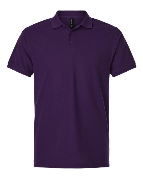 Men's Pique Polo — Purple