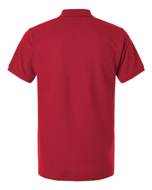 Men's Pique Polo — Red