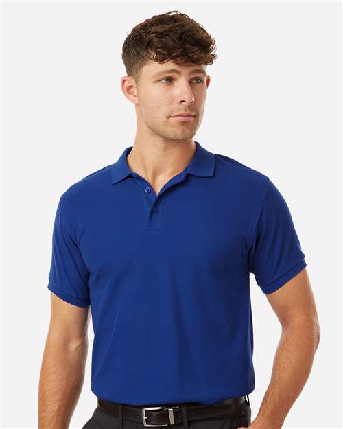 Men's Pique Polo — Royal