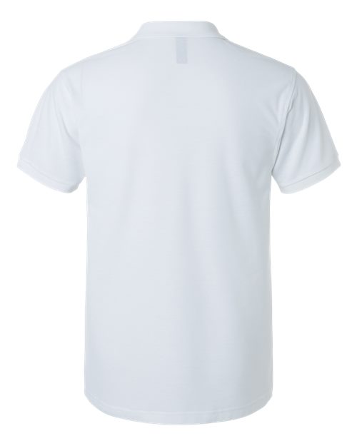 Men's Pique Polo — White